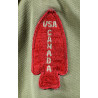 Blouson tankiste, First Special Service Force, matricule partiel