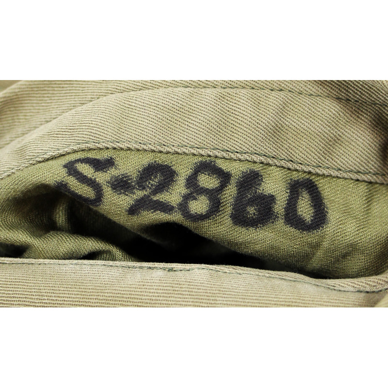 Blouson tankiste, First Special Service Force, matricule partiel