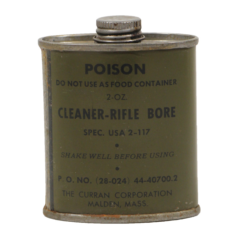 Flacon de solvant, Rifle Bore Cleaner, THE CURRAN CORPORATION, plein
