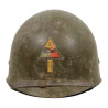 Sous-casque M1 (liner), 2nd Lieutenant, 2nd Armored Division, nominatif