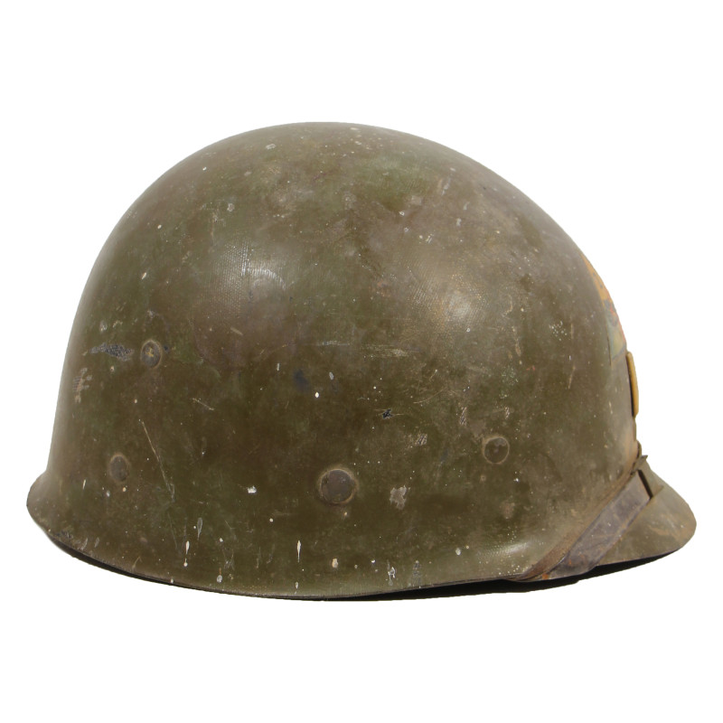 Liner, Helmet, M1, 2nd Lieutenant, 2nd Armored Division, Named
