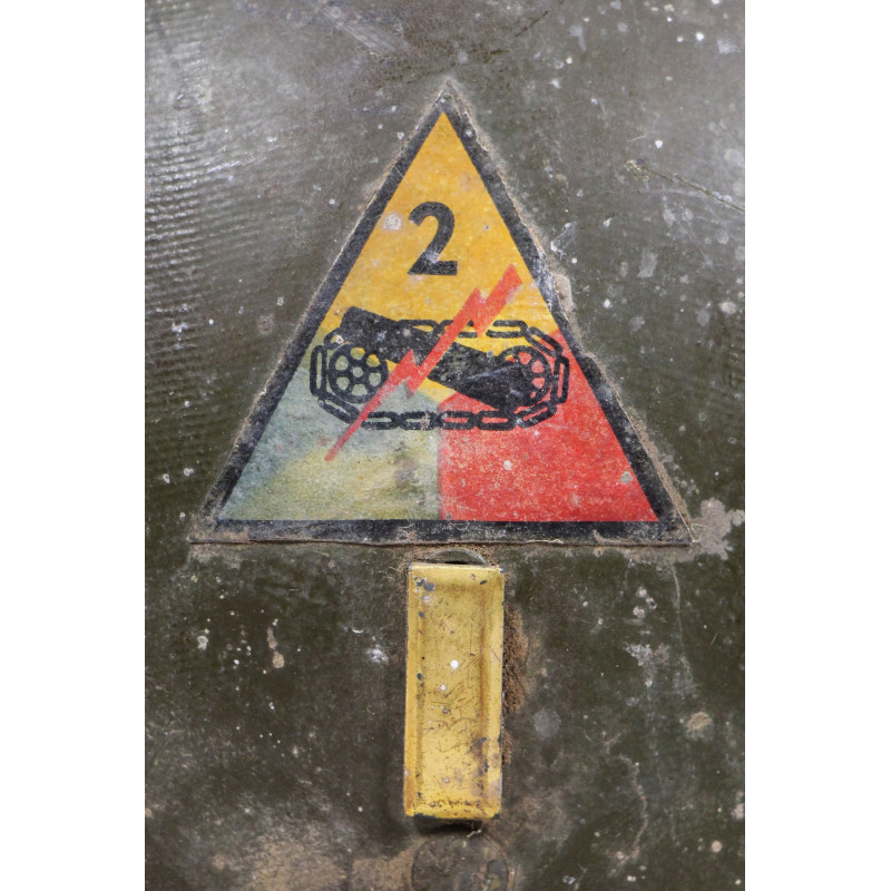 Liner, Helmet, M1, 2nd Lieutenant, 2nd Armored Division, Named