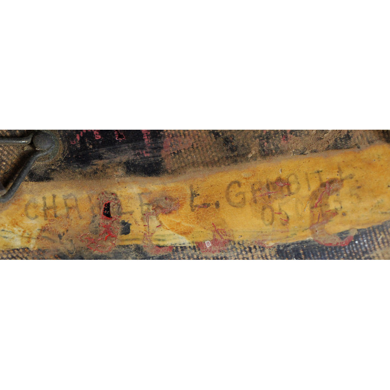 Liner, Helmet, M1, 2nd Lieutenant, 2nd Armored Division, Named