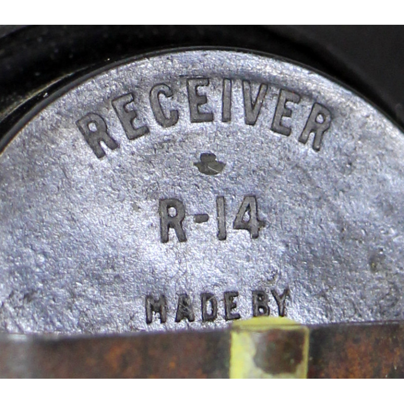 Receivers (Earphones), Type R-14, US Army, RADIO SPEAKERS INC., with Headset, HB-7