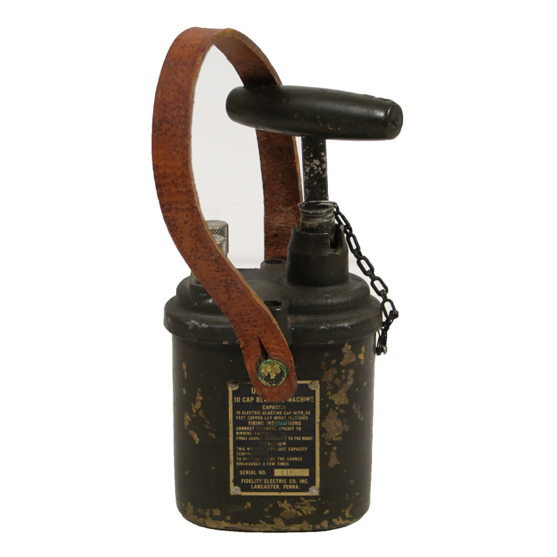 Exploseur, Blasting machine, FIDELITY ELECTRIC CO., INC., US Army