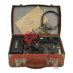 Émetteur-récepteur, Type A Mk III, valisette, SOE, 1944