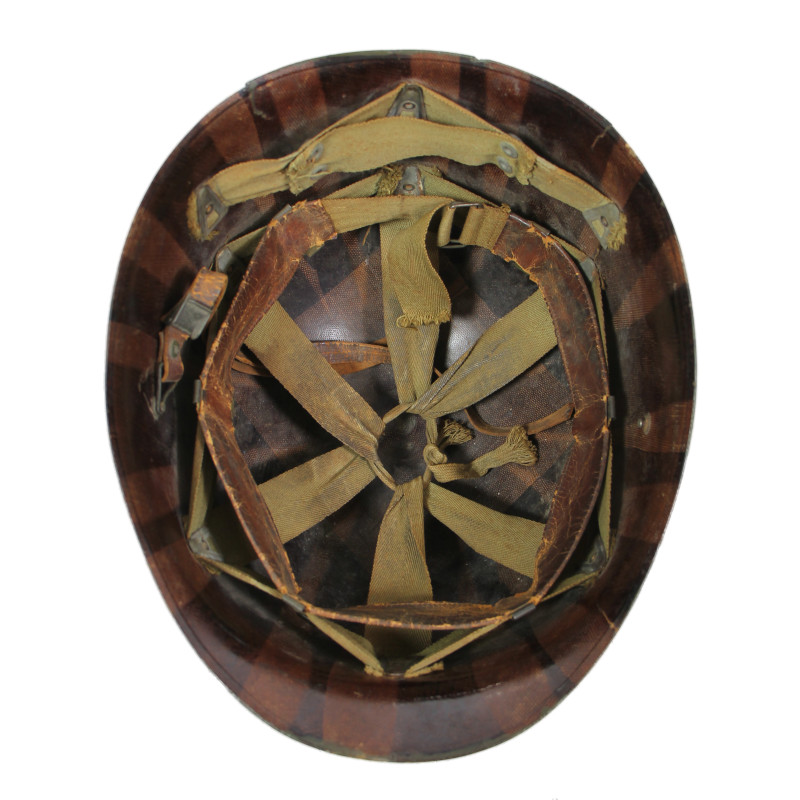 Casque M1, pattes fixes, liner MSA, "Dutch Shock Troops"