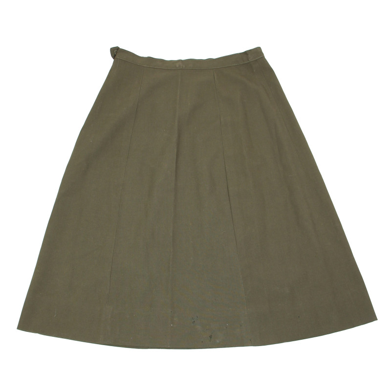 Skirt, Dark OD, Officer, WAC & Nurse, Size 16S, Named