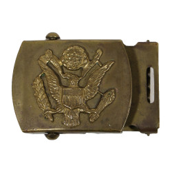 Boucle de ceinture de pantalon, US Army, Solid Brass