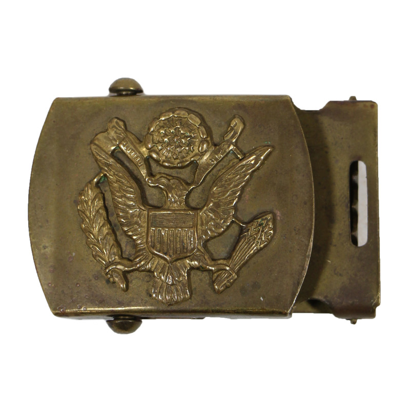 Buckle, Belt, Trousers, US Army, Solid Brass