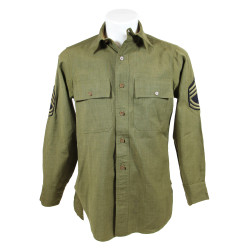 Chemise moutarde, officier, Technical Sergeant