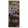 Magnet, en métal, D-Day journal