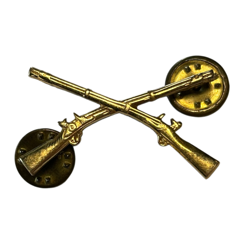 Insigne de col officier US Infantry, à pin's