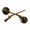 Insigne de col officier US Infantry, à pin's