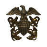 Insigne de calot, officier, US Navy, Sterling