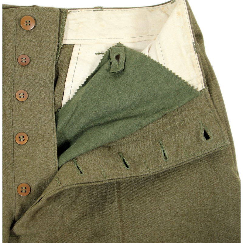 Trousers, Wool Serge, OD, Special, 33 x 31, 1942