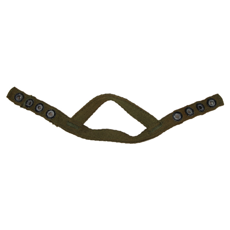 Mentonnière en toile, US Army, casque de parachutiste