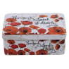 Box, Sugar, small, metal, Poppies