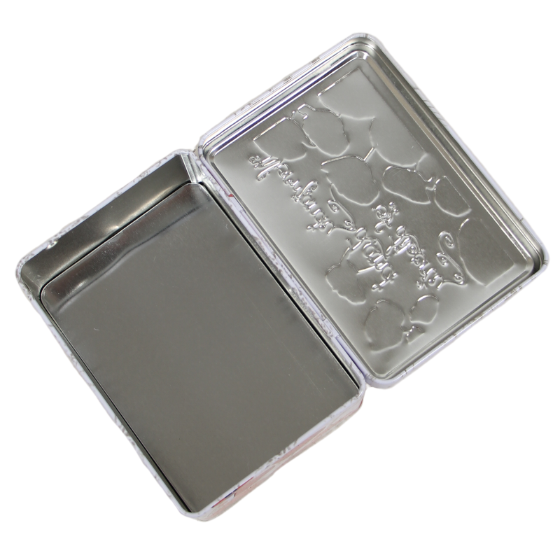 Box, Sugar, small, metal, Poppies
