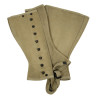 Guêtres en toile, US Army, 2R, BROWN SHOE COMPANY 1942, matricule partiel