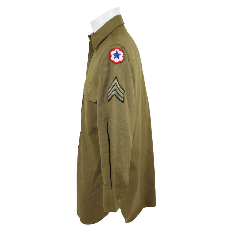 Chemise moutarde, Sergeant, Army Service Forces