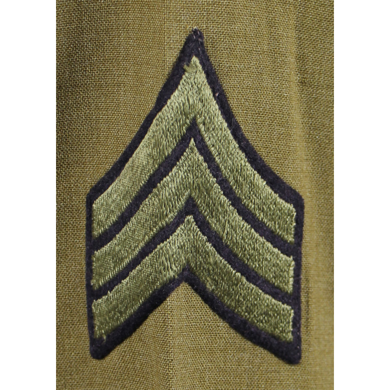Chemise moutarde, Sergeant, Army Service Forces