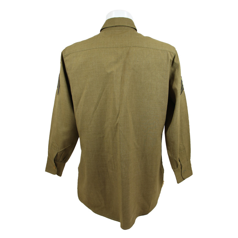 Shirt, Flannel, OD, Sergeant, Army Service Forces