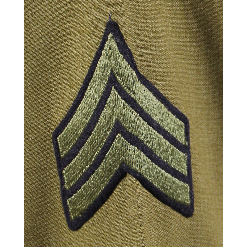 Shirt, Flannel, OD, Sergeant, Army Service Forces