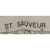 Carte, SAINT-SAUVEUR-LE-VICOMTE, Normandie, 1943, 82nd AB