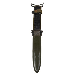 Couteau USM3 IMPERIAL (lame) & fourreau USM8, 1er type, modifié, nominatif