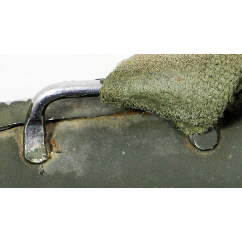 Casque M1, pattes fixes, liner MSA, 34th Infantry Division, matricule partiel