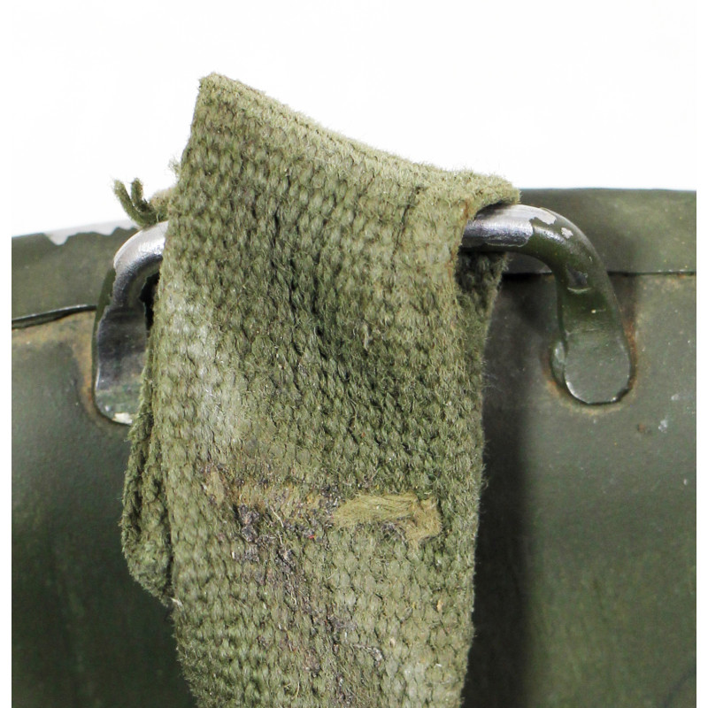 Casque M1, pattes fixes, liner MSA, 34th Infantry Division, matricule partiel