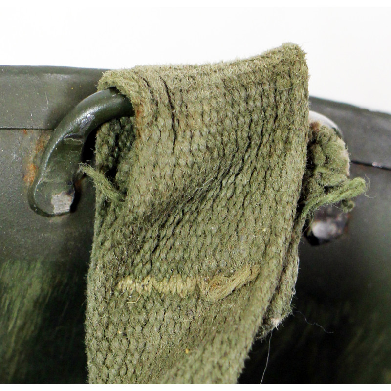 Casque M1, pattes fixes, liner MSA, 34th Infantry Division, matricule partiel