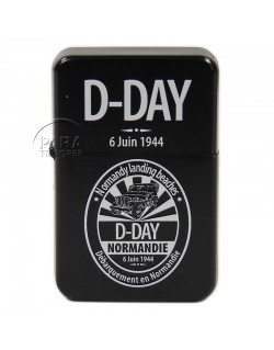 Briquet type ZIPPO, Jeep, Débarquement en Normandie