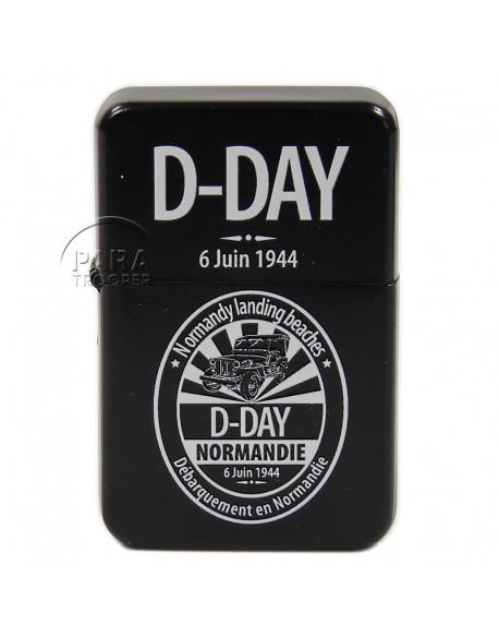 Briquet type ZIPPO, Jeep, Débarquement en Normandie