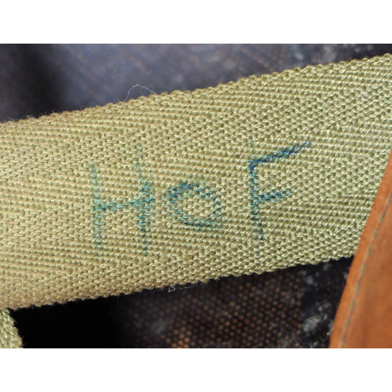 Casque M1, pattes fixes, liner MSA, 34th Infantry Division, matricule partiel