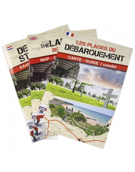 Carte - Guide Les plages du débarquement