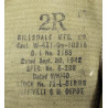 Leggings, Canvas, US Army, 2R, MILLSDALE MFG. CO. 1942
