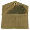 Pouch, First-Aid, M-1942, British-Made, A.C. - 1943, with Packet, First-Aid, Carlisle