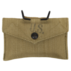 Pochette à pansement M-1942, British-Made, A.C. - 1943, avec pansement Carlisle