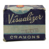 Crayons, Blue Visualizer Map with box