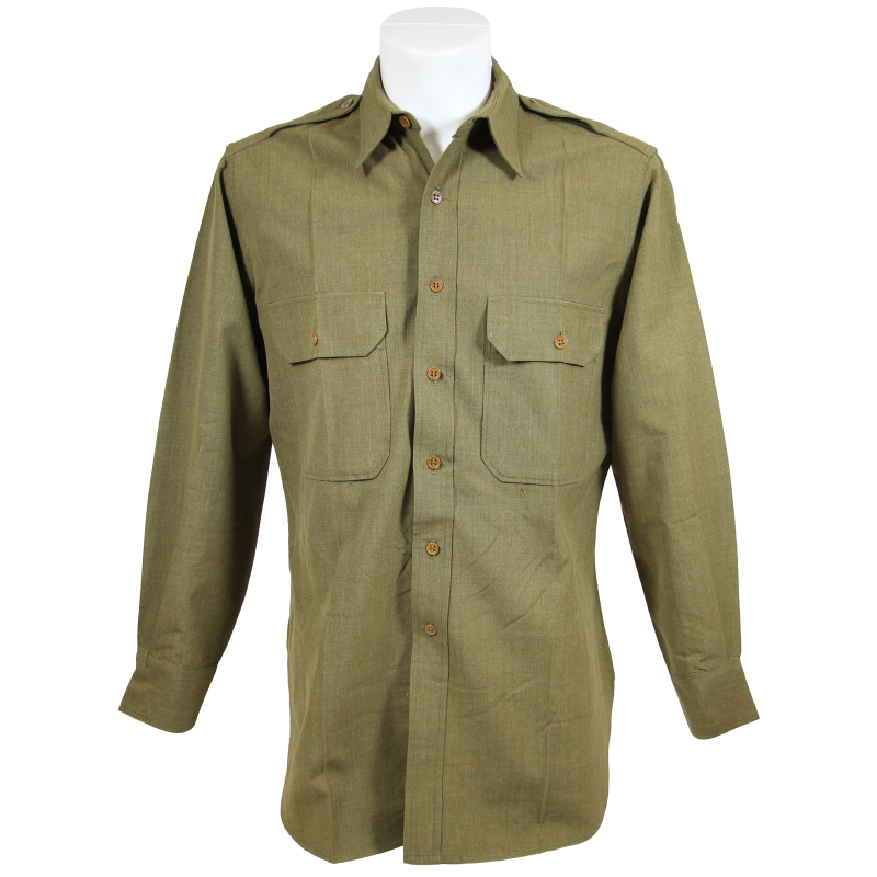 Chemise moutarde, officier, 15 x 34