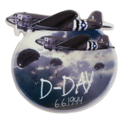 Magnet, C-47, D-Day 6.6.1944, résine