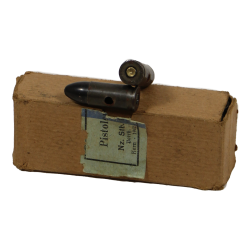 Boîte de cartouches allemandes, 9 mm, Normandie, 1942