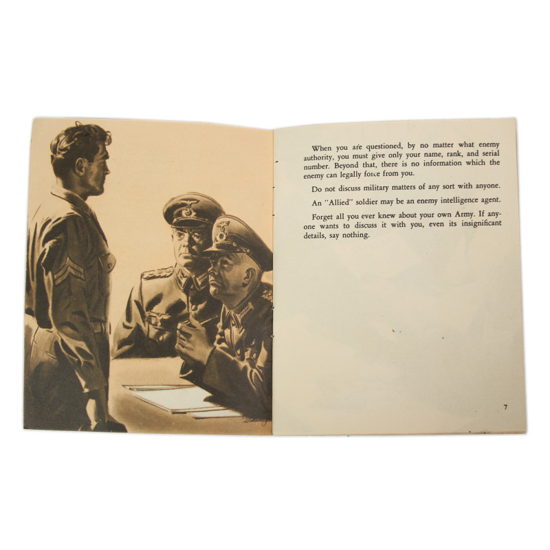 Livret, If you should be captured, these are your rights, War Department, 16 mai 1944