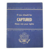 Livret, If you should be captured, these are your rights, War Department, 16 mai 1944