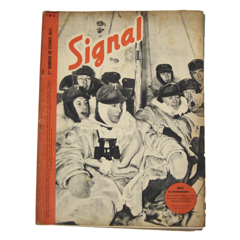 Magazine, Signal, numéro 2, février 1942, édition française, Gebirgsjäger