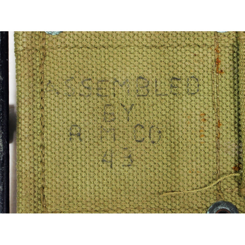 Ceinturon cartouchière M1 Garand, ASSEMBLED BY R.M. CO. 1943