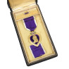 Coffret médaille, Purple Heart, Sgt. Kenneth Horn, Co. D, 13th Inf. Regt., 8th Infantry Division, WIA, ETO, 1945