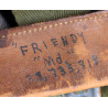 Casque M1, pattes fixes, S/Sgt. Chauncey Friend, Jr., Aerial Gunner, 726th BS, 451st BG, 15th Air Force, USAAF, POW, MTO & ETO